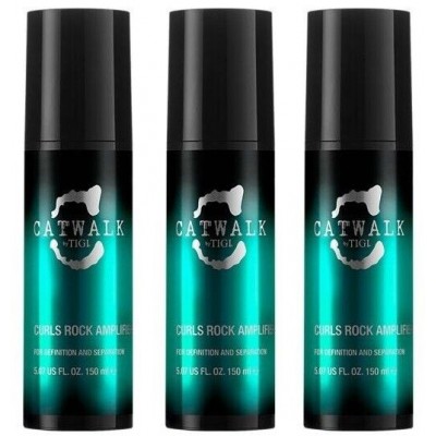 TIGI comestics-3 pezzi Tigi catwalk curls rock amplifier 150ml crema gel definizione ricci-37,99 €