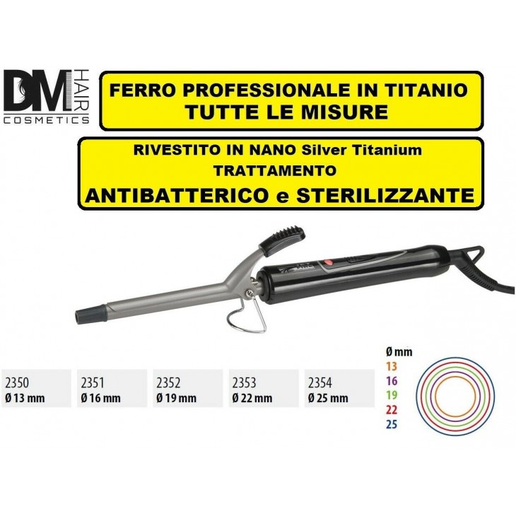 Giubra-Giubra Professional Jet Fire ferro in titanio arricciacapelli curling iron-19,50 €