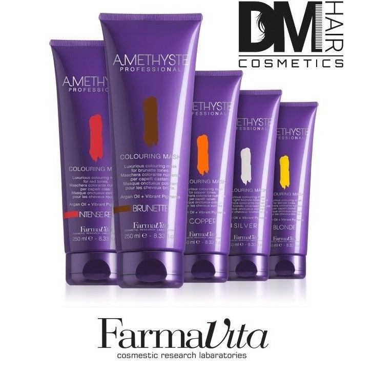 FarmaVita-Farmavita amethyste colouring mask 250ml maschera colorante con olio di argan-14,20 €