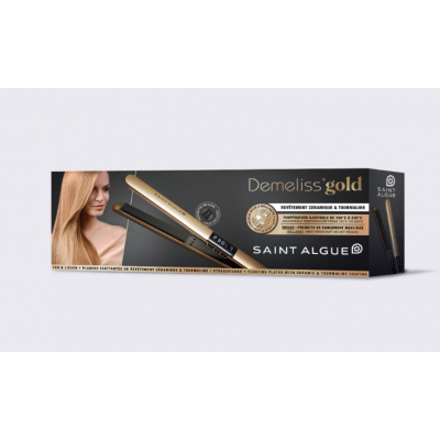 Saint Algue-SAINT ALGUE Demeliss Gold Piastra 2 in 1 Per Capelli Lisci o Mossi-25,90 €