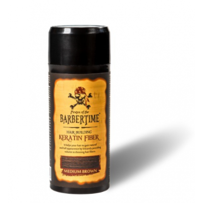 -BARBERTIME Keratin Fiber Fibre Di Cheratina Castano Medio 21gr-28,50 €