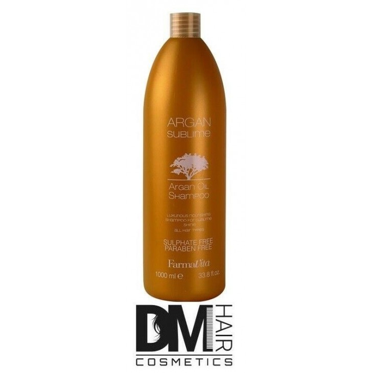 FarmaVita-Farmavita argan sublime oil shampoo 1000ml olio d'argan free sulphate paraben-19,99 €