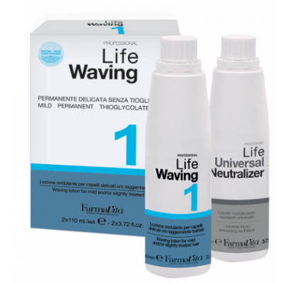 FarmaVita-Farmavita Kit Life Waving 2x110ml Permanente Fissaggio Senza Acido Tioglicolico-14,50 €