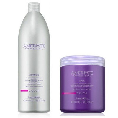 FarmaVita-Farmavita Amethyste Color Shampoo 1000ml + Mask 1000ml Maschera Capelli Colorati-38,99 €