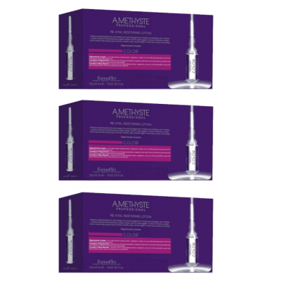 FarmaVita-3 Pezzi Farmavita Amethyste Re-Vital Color Restoring Lotion 10x10ml Fiale Per Capelli Colorati-66,99 €