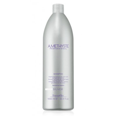 -Farmavita Amethyste Silver Shampoo 1000ml Antigiallo per capelli biondi grigi-19,99 €