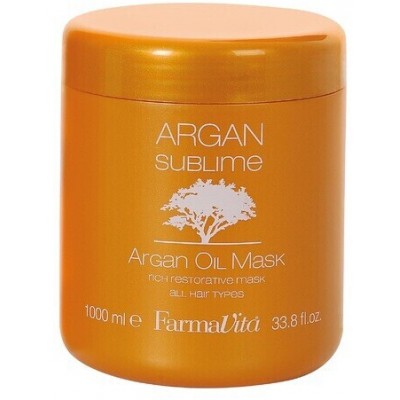 FarmaVita-Farmavita Argan Sublime Oil Mask 1000ml maschera per tutti i tipi di capelli-20,50 €