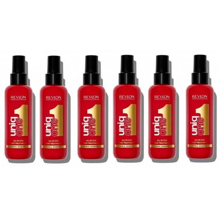 Revlon-6 Pezzi Revlon UniqOne Spray hair treatment 10in1 150ml Uniq One-66,99 €