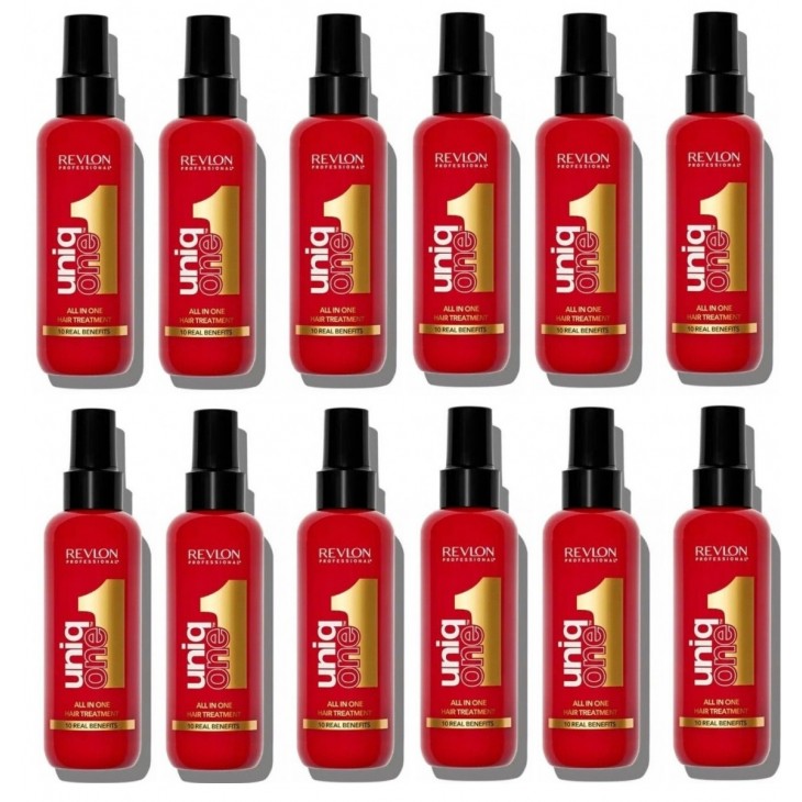 Revlon-12 Pezzi Revlon Uniq One l'originale 150ml 10in1 spray mask hair treatment Uniqone-114,99 €