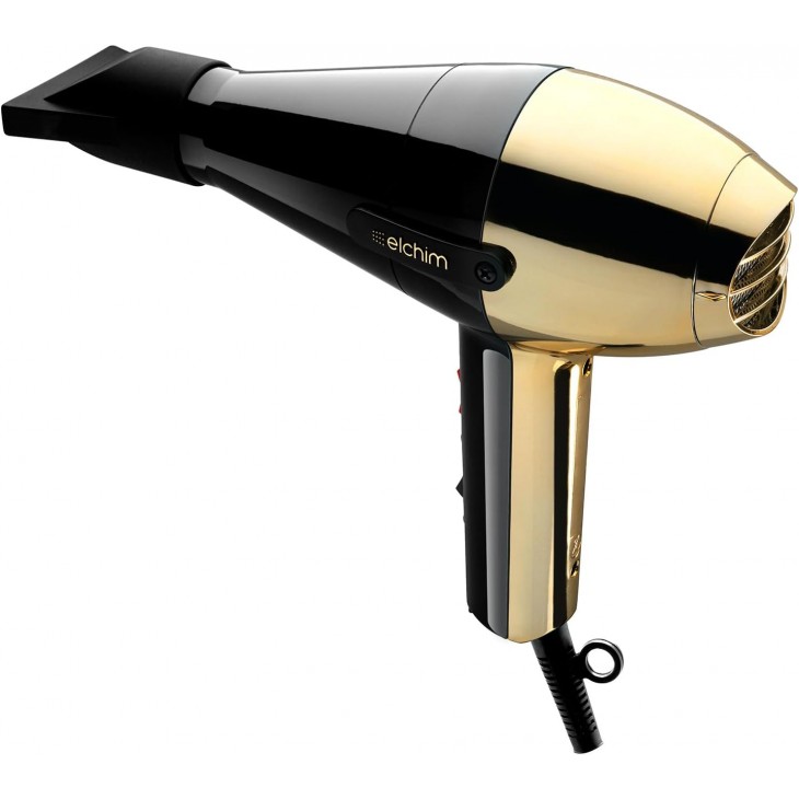 Elchim-ELCHIM Phon 2100 High Pressure 2000w Nero Oro Asciugacapelli Limited Edition-64,99 €