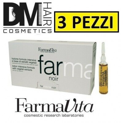 FarmaVita-3 pezzi Farmavita noir fiale anticaduta 12x8ml lozione di estratti vegetali-63,99 €