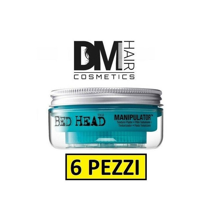 TIGI comestics-6 pezzi Tigi bed head manipulator 57gr crema pasta texturizzante per capelli-61,99 €