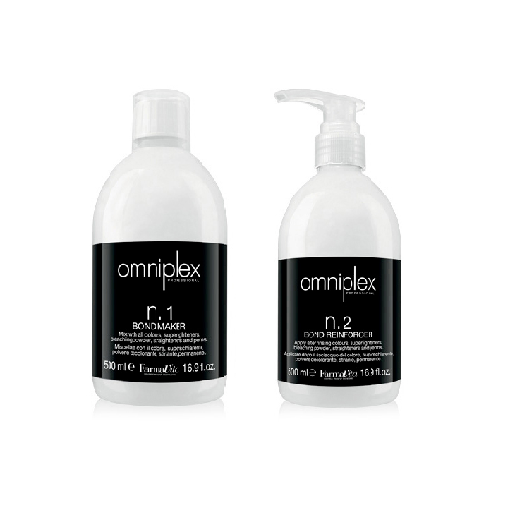 Omniplex-FARMAVITA OMNIPLEX SALON KIT N°1+N°2 500ml ricostruzione + trattamenti chimici-109,99 €