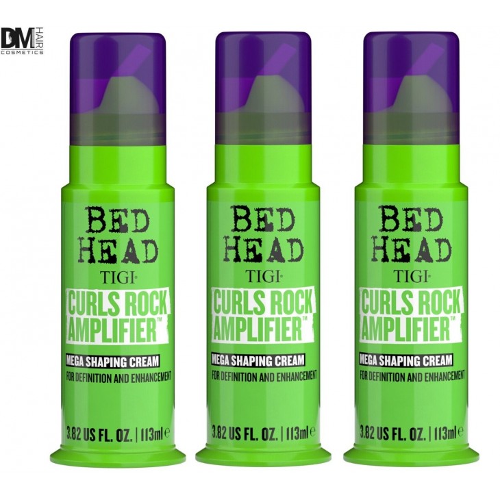 TIGI comestics-3 PEZZI TIGI Bed Head Curls Rock Amplifier 113ml Crema definizione ricci-37,99 €